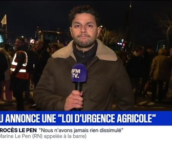 Replay Marschall Truchot : Sébastien Lecornu annonce une Loi d'urgence agricole - 13/01