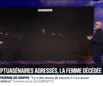 Replay 20H BFM - C'est malheureux de voir des trucs comme ça: deux septuagénaires ont été agressés à Avion dans le Pas-de-Calais, la femme est décédée