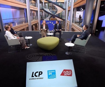 Replay Ici l'Europe - Ursula von der Leyen devant le Parlement européen : une Europe du combat, pas du chaos ?