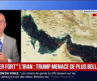 Replay BFM Première - Guerre au Moyen-Orient: Donald Trump menace encore de frapper fort l'Iran