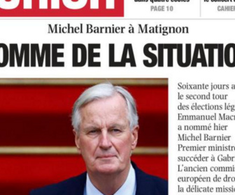 Replay Dans La Presse - Michel Barnier à Matignon, un choix par défaut ?