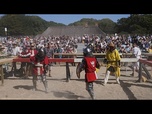 Replay Des combattants en armure investissent le château de Spøttrup pour le mondial IMCF