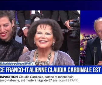 Replay BFM Grand Soir - L'actrice franco-italienne Claudia Cardinale est morte - 23/09