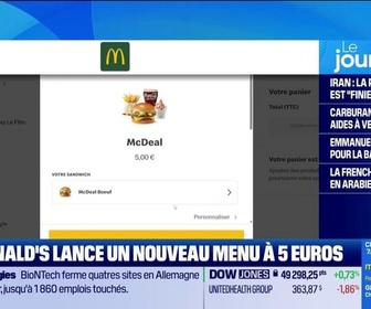 Replay Good Morning Business - Mcdonald's lance un nouveau menu à 5 euros
