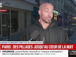 Replay BFM Première - Paris: la police m'a dit qu'ils ne viendraient pas pour des casses de vitrines, explique un commerçant dont la boutique a été pillée