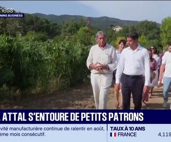 Replay Good Morning Business - Gabriel Attal s'entoure des petits patrons