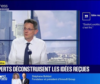 Replay BFM Bourse - Bullshitomètre : EssilorLuxottica en Bourse c'est fini ! - FAUX répond François Monnier - 07/07