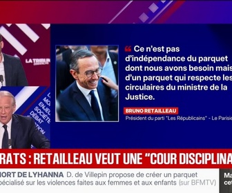 Replay BFM Politique - Dominique de Villepin juge simpliste et populiste l'idée de Bruno Retailleau de créer une cour disciplinaire de la magistrature