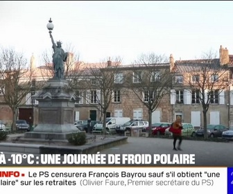 Replay 20H BFM - Une journée de froid polaire en France, avec des températures descendant jusqu'à -10°C