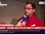 Replay BFM Première - Une journée de travail avec ce tracteur, c'est 50 euros de gazole par jour: les agriculteurs, en première ligne face à la flambée des prix des carburants, voient l'aide GNR de 15 centimes par litre prolongée ju