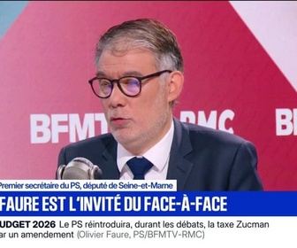 Replay Face à Face - Olivier Faure (PS): Grâce au fait que nous allons commencer le débat, nous allons certainement avoir d'autres victoires qui permettront d'éviter le pire de ce budget