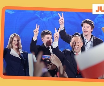 Replay Un président polonais très critique avec l'UE - ARTE Journal Junior de mardi