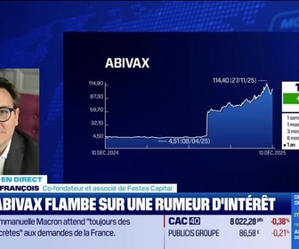 Replay BFM Bourse - Abivax monte sur des rumeurs d'offre d'Eli Lilly - 10/12
