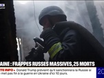 Replay 20H BFM - À la seconde explosion, tout a été détruit: l'Ukraine une nouvelle fois ciblée par des frappes russes, après l'ultimatum lancé par Donald Trump