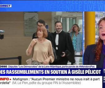 Replay Le Live Week-end - Des rassemblements en soutien à Gisèle Pélicot - 14/09