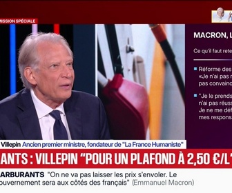 Replay BFM Grand Soir - Carburants : Villepin pour un plafond à 2,50 €/l - 24/09