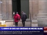 Replay L'image du jour - Pour rendre un dernier hommage à Michel Blanc, un homme arrive avec ses skis aux obsèques de l'acteur