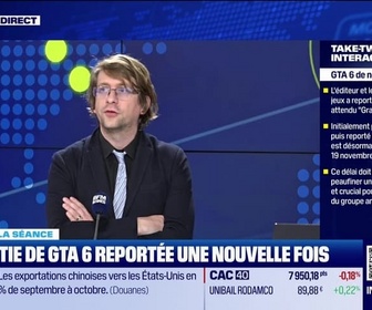 Replay BFM Bourse - On refait la séance : Take-Two recule après le report de GTA 6 - 07/11