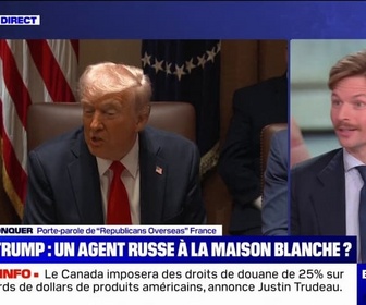 Replay BFM Story - Donald Trump, agent russe à la Maison Blanche? C'est une aberration sans nom et sans source, juge Nicolas Conquer (Republicans Overseas)