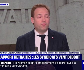 Replay BFM Story - Rapport sur les retraites: Si on ne fait rien, on met fin au système par répartition, affirme Jean-Didier Berger (Droite Républicaine)