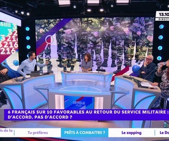 Replay Estelle Midi - 6 Français sur 10 favorables au retour du service militaire : d'accord, pas d'accord ?