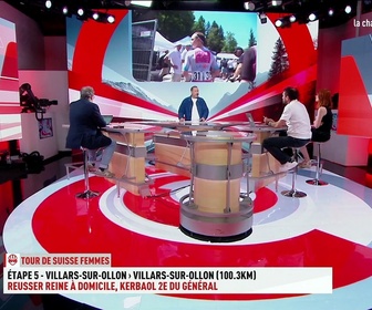 Replay Cyclisme sur route - l'après-course de l'étape 5 du Tour de Suisse dames