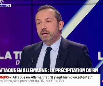 Replay BFM Politique - Pour Sébastien Chenu (RN), Emmanuel Macron n'aurait pas dû engueuler les Mahorais ni pointer des responsabilités qui n'existent pas chez ses adversaires politiques