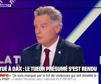 Replay BFM Politique - Victoire du PSG: Fabien Roussel déplore une violence décomplexée