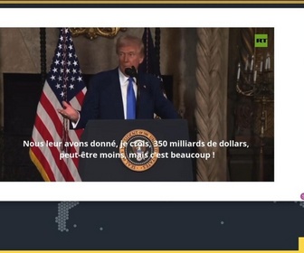 Replay Info ou intox - 350 milliards de dollars d'aide américaine à l'Ukraine ? Non Donald Trump se trompe