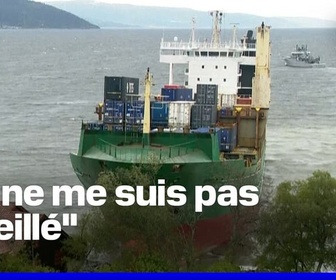 Replay Week-end première - Un cargo de 135 mètres s'est échoué dans le jardin d'un Norvégien sans le réveiller