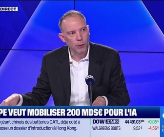 Replay Les experts du soir - L'Europe veut mobiliser 200 milliards d'euros pour l'IA - 11/02