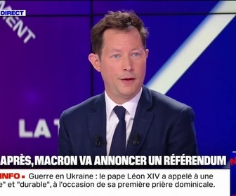 Replay BFM Politique - François-Xavier Bellamy souhaite retrouver l'usage du référendum