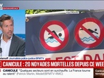 Replay BFM Première - Canicule: la ministre des Sports évoque une vingtaine de décès par noyade depuis le début du week-end