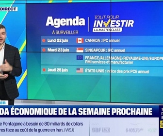 Replay Tout pour investir, la masterclass - L'agenda économique de la semaine prochaine - 19/06