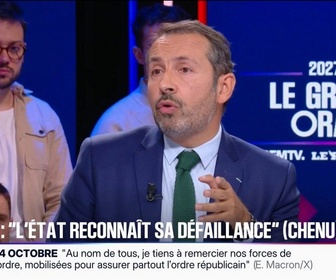 Replay Le Grand Oral 2027 - Débordements lors des manifestations: Il y a eu un énorme défaut d'anticipation, déplore Sébastien Chenu, président du groupe RN à l'Assemblée nationale