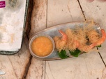 Replay Tous en cuisine - Crevettes en cheveux d'ange et petites pâtes aux olives et saucisses