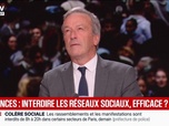 Replay BFM Grand Soir - Violences : interdire les réseaux sociaux, efficace ? - 21/10