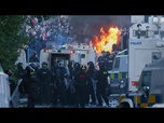 Replay Affrontements alors que la police utilise des canons à eau près de Belfast