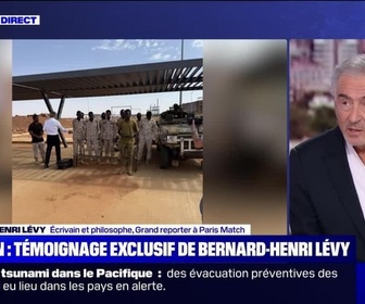 Replay BFM Story - Story 5 : Soudan, témoignage exclusif de Bernard-Henri Lévy - 30/07