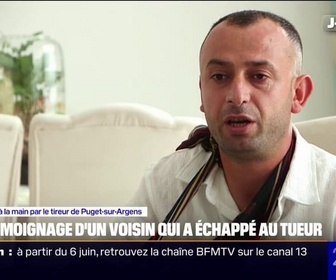 Replay 20H BFM - Il a tiré à quatre reprises, sans rien dire: Akif, blessé à la main par le tireur de Puget-sur-Argens, témoigne