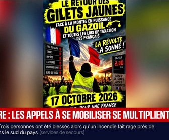 Replay BFM Première - Gilets jaunes: les appels à manifester se multiplient