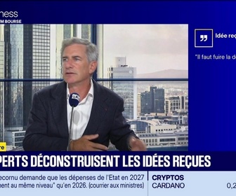 Replay BFM Bourse - Mythomètre : Il faut fuire la dette française, FAUX répond Jérôme Dedeyan - 15/09
