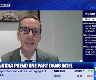 Replay BFM Bourse - USA Today : Intel flambe, sauvé par un investissement de Nvidia, par John Plassard - 18/09