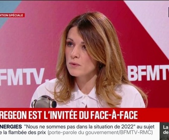 Replay Face à Face - Prix du carburant: Ça s'est envolé bien au-delà de ce que l'on pensait, reconnaît Maud Bregeon, ministre déléguée en charge de l'Énergie
