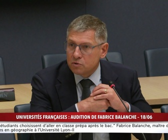 Replay 100% Sénat - Universités françaises : audition de Fabrice Balanche et de Valérie Pécresse