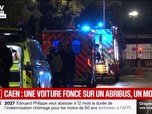 Replay BFM Première - Caen: un automobiliste fonce sur un abribus faisant au moins un mort et une dizaine de blessés