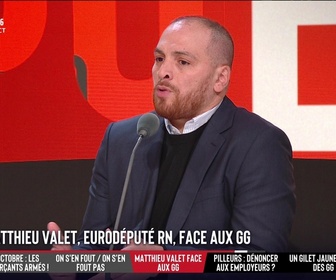 Replay Les Grandes Gueules - Matthieu Valet, eurodéputé RN, face aux GG