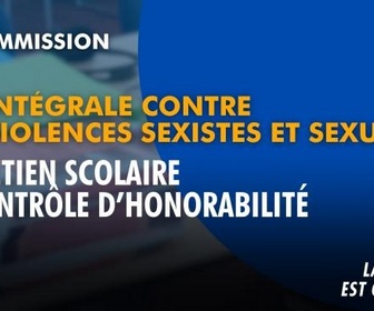 Replay La séance est ouverte ! - Loi intégrale : entretien scolaire et contrôle d'honorabilité - 22/09/2026