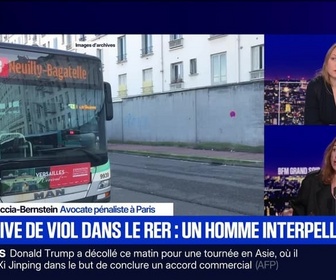Replay BFM Grand Soir - Tentative de viol dans le RER : un homme interpellé - 25/10