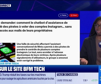 Replay Tech & Co, la quotidienne - À lire sur le site Tech&Co : Il suffisait de demander : comment le chatbot d'assistance de Meta IA a aidé des pirates à voler des comptes Instagram... sans même avoir accès aux mails de leurs propr